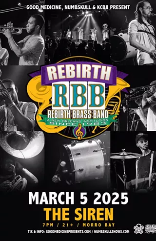 Image: The Grammy Award-winning Rebirth Brass Band
