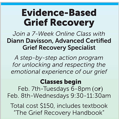 The Grief Recovery Method - Zoom Class - Cuesta College