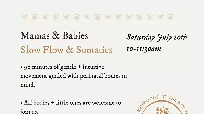 Image: The Mama Temple Presents: Slow Flow and Somatics with Caroline