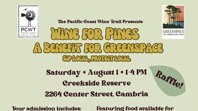 Image: The Pacific Coast Wine Trail presents: Wine for Pines