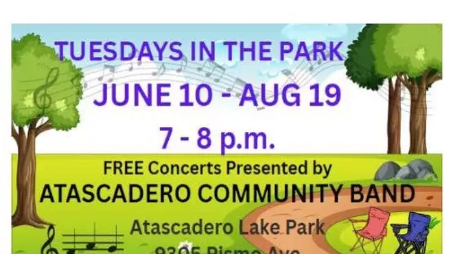 Image: Tuesdays in the Park: Free Atascadero Community Band Concerts