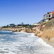 Fighting the ocean: Pismo Beach permitted a seawall that would protect three homes, but the California Coastal Commission has other plans