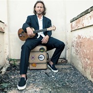 Pearl Jam frontman Eddie Vedder performers with his supergroup The Earthlings at Vina Robles on Oct. 5