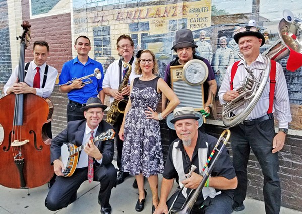 PROHIBITION-ERA SOUNDS The Barrelhouse Wailers play an Aug. 30 livestream concert of 1920s and '30s hot jazz and blues, brought to you by the Basin Street Regulars. - PHOTO COURTESY OF THE BARRELHOUSE WAILERS