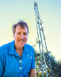 CONNECTED Arroyo Grande resident Tom Kosta founded Peak WiFi with the goal of helping rural communities access adequate wireless internet services. Now he's setting up free WiFi in public spaces for students amid the pandemic. - FILE PHOTO BY JAYSON MELLOM