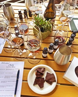 SAVOR THE FLAVOR ONX Wines is bringing Sweet Creations chocolate to its Harvest Wine Weekend tasting table. - PHOTO COURTESY OF ONX WINES