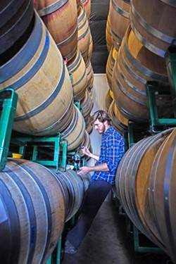 BARREL TIME It's that time of year, when tasting room visitors can get a sneak peak at what's coming out of the barrel. ONX Wines is including barrel tastings as part of wine tastings for Harvest Wine Weekend. - PHOTO COURTESY OF ONX WINES