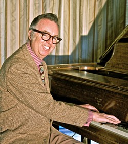 PIANO MAN Carl Sonny Leyland will act as emcee at this year's virtual Jazz Jubilee by the Sea hot jazz festival, Oct. 24 through 25, brought to you by the Basin Street Regulars. - PHOTO COURTESY OF CARL SONNY LEYLAND
