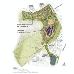 NEW DEVELOPMENT A recent lawsuit is challenging the approval of Froom Ranch (pictured), which would add hundreds of residential units to SLO’s southeastern edge. - IMAGE COURTESY OF THE CITY OF SLO