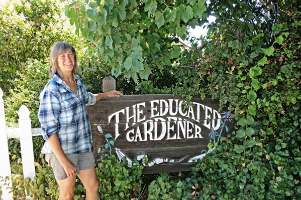 GARDEN ADDITIONS Simone Smith, owner of The Educated Gardener in Santa Margarita, can help you find the perfect gift for your plant-loving friend or relative. - FILE PHOTO BY HAYLEY THOMAS-CAIN