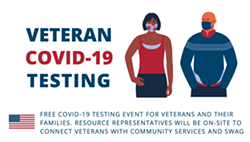 GET A TEST Veterans are invited to drop by the SLO Vets’ Hall for free COVID-19 testing  on Dec. 18. - IMAGE COURTESY OF SLO COUNTY PUBLIC HEALTH