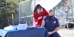 PROGRESS Amid a decrease in COVID-19 cases and an increase in vaccinations, SLO County moved into the state’s red tier for economic activity on March 3. - FILE PHOTO COURTESY OF SLO COUNTY