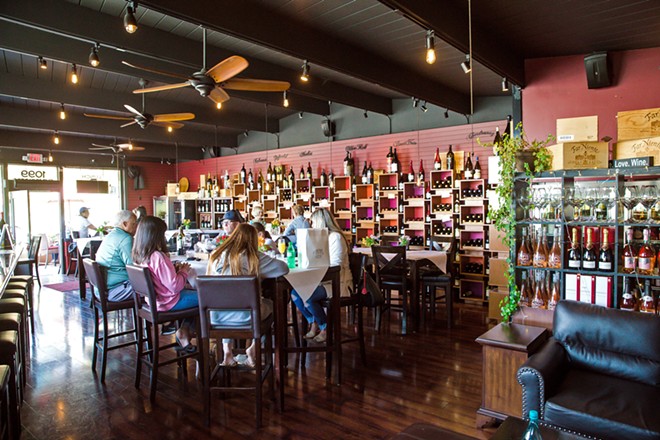 SIPPING TIME Head over to Morro Bay if you want to visit the Best Wine Bar in SLO County&mdash;STAX Wine Bar and Bistro. - PHOTO BY JAYSON MELLOM