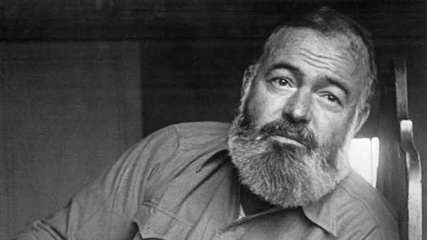A MAN'S MAN In Hemingway, documentarian Ken Burns closely examines the life and times of American writer Ernest Hemingway, in a three-part series screening on PBS. - PHOTO COURTESY OF FLORENTINE FILMS, GETTY IMAGES, AND PBS