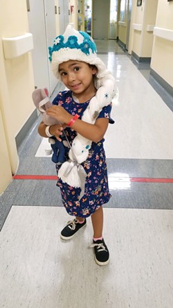 LITTLE WARRIOR Ariya Ramos (pictured), of Santa Maria, was diagnosed with neuroblastoma in 2018 when she was just 3 years old. After more than a year of treatment, including chemotherapy, Ramos entered the first grade this fall. - PHOTO COURTESY OF TEDDY BEAR CANCER FOUNDATION