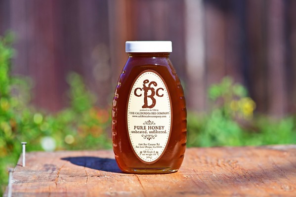FLORAL BOUQUET Artichoke blossom honey is California Bee Company owner Jeremy Rose's current favorite. "It is literally my hives foraging nectar from a field of blooming artichoke flowers," he said. - PHOTO COURTESY OF CALIFORNIA BEE COMPANY