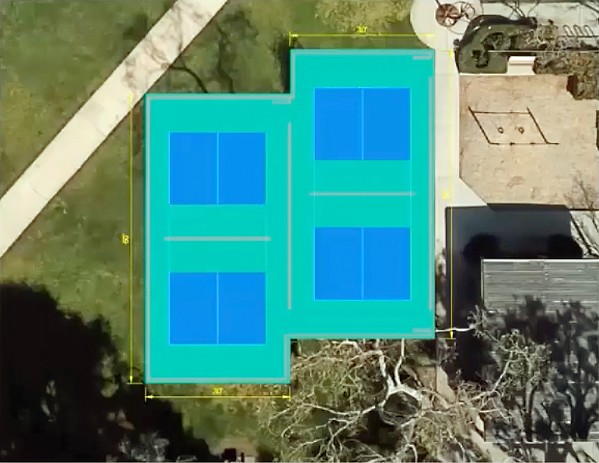 NO PICKLEBALL SLO is dropping a plan to install pickleball courts in Mitchell Park. - SCREENSHOT COURTESY OF THE CITY OF SLO
