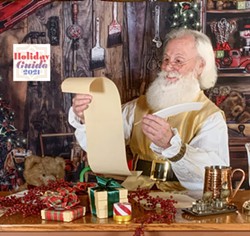 THE LIST SLO's Santa Cecil is checking his list more than once and is also available for local events, video calls, and personal letters at slosantaclaus.com. - COVER IMAGE COURTESY OF SLO SANTA