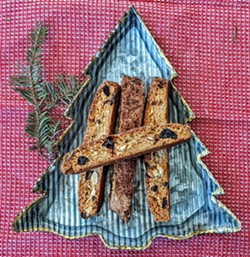 Brown sugar cherry almond biscotti from Proof and Gather Baking Company. - PHOTO COURTESY OF PROOF AND GATHER BAKING COMPANY