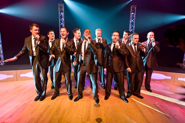 DES VOIX INCROYABLES Cal Poly Arts brings a cappella powerhouse Straight No Chaser to Harold Miossi Hall of the Performing Arts Center on Feb. 24. - PHOTO COURTESY OF STRAIGHT NO CHASER