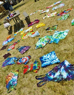 CRAFTS Channel your inner hippie by making tie-dye T-shirts, grab a craft beer in the beer garden, or stroll through the vendors area and buy food, art, and other merchandise&mdash;there's something for everyone at Live Oak. - COURTESY PHOTO BY GARY ROBERTSHAW