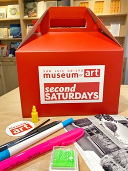 CREATE The San Luis Obispo Museum of Art invites families to dive into their artsy side on the Second Saturday of every month with the help of a kit. - FILE PHOTO COURTESY OF SAN LUIS OBISPO MUSEUM OF ART