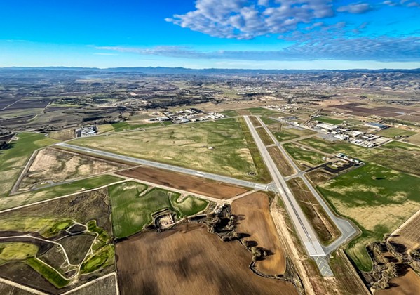 OUTER LIMITS Spaceplanes could be taking off from the Paso Robles Municipal Airport if the city's plans for a spaceport come to fruition. - FILE PHOTO COURTESY OF PASO ROBLES