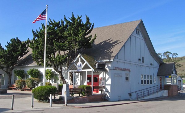 HALLOWED HALL Community members hope that additional funds for the closed Cayucos Vets Hall will improve it with indoor amenities like better sound systems, a portable stage, and tables and chairs. - COURTESY FILE PHOTO