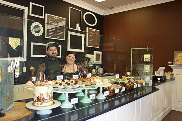 FAMILY AFFAIR Co-owners Jamie and Lalo Tejeda are the sole staff at Pardon My French Bakery, juggling logistics and custom bakes with family life. - FILE PHOTO BY HAYLEY THOMAS CAIN