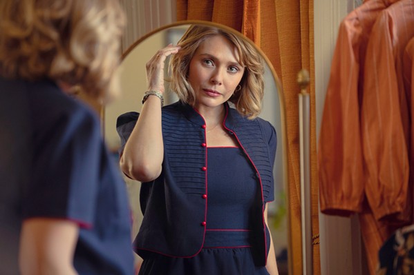 CON-KNIFING Elizabeth Olsen stars as Candy Montgomery, the philandering Texas housewife who killed her friend with an ax in 1980, in Love &amp; Death, streaming on Max. - COURTESY PHOTO BY JAKE GILES NETTER/HBO MAX