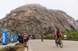 ROCK OUT While it is an iconic part of Morro Bay, the Rock also creates an infamous feature of the city: heavy traffic congestion, something that may be addressed with a paid parking program. - FILE PHOTO BY JAYSON MELLOM