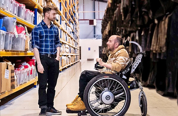 CARRY ON This Max documentary explores the relationship between Harry Potter actor Daniel Radcliffe and his stunt double David Holmes, whose close friendship endured a life-changing accident, in David Holmes: The Boy Who Lived. - PHOTO COURTESY OF BELL MEDIA AND HBO MAX