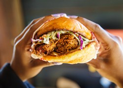 CLUCK, CLUCK Southern fried chicken dusted with spicy seasoning made its way into San Luis Obispo County, and it's not going away anytime soon. - PHOTO BY JAYSON MELLOM