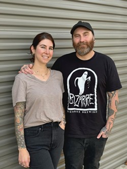 COMING SOON Joe and Justine Florence will soon craft their beer at SLO's Duncan Alley. The couple's new brewery, Shrine, embraces sustainable practices such as sourcing locally when possible as well as recycling water and energy. - PHOTO COURTESY OF SHRINE BREWING