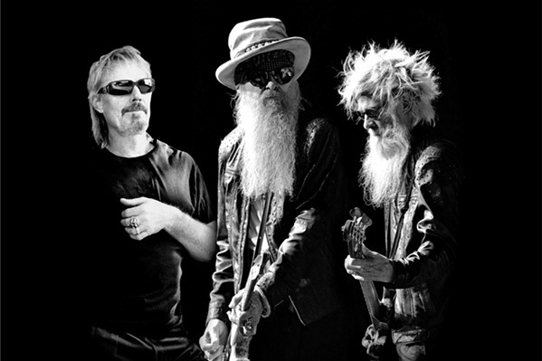 SHARP DRESSED MEN ZZ Top will rock Vina Robles Amphitheatre on April 27, delivering hits like "Got Me Under Pressure," "Gimme All Your Lovin'," "Sixteen Tons," and more. PHOTO COURTESY OF CORB LUND - PHOTO COURTESY OF NEDERLANDER CONCERTS