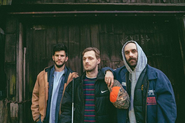 TOWNIES (Left to right) Adam Levin, Casey Harris, and Sam Nelson Harris are X Ambassadors, playing May 7 at the Fremont Theater. - COURTESY PHOTO BY TYLER JAY HANSON