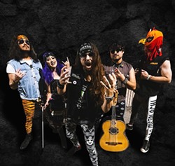 NACIDO PARA EL ROCK! Metal and mariachi hybrid Metalachi plays a SLO Brew Live show at Rod and Hammer Rock on May 5. - PHOTO COURTESY OF SLO BREW LIVE