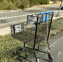 CART CLEANUP? On May 14, Atascadero City Council discussed ways to deal with stolen and abandoned shopping carts. - SCREENSHOT FROM ATASCADERO CITY COUNCIL MEETING