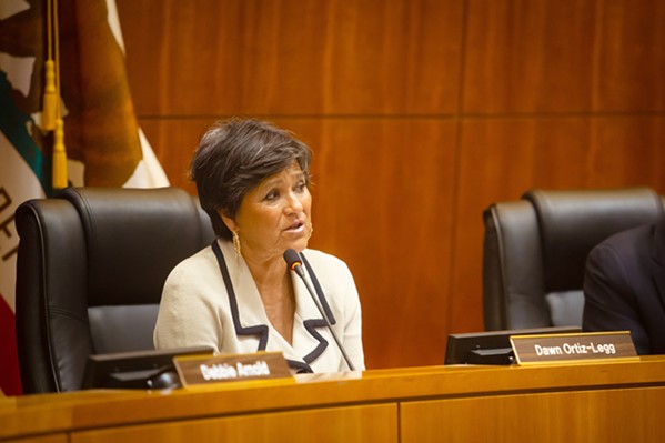 BOOSTING BUSINESS Third District Supervisor Dawn Ortiz-Legg said the Board of Supervisors will discuss modernizing the county's legal cannabis industry with more tools like abatement procedures and cost recovery plans related to unpermitted cannabis activities. - FILE PHOTO BY JAYSON MELLOM
