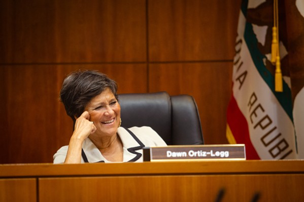 PASSING IT On July 9, the SLO County Board of Supervisors reached a bylaw change that District 3 Supervisor Dawn Ortiz-Legg had previously been told would be discussed. - JAYSON MELLOM ARCHIVE PHOTO