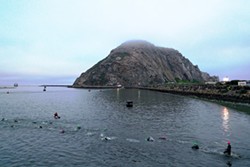 CURRENTLY CANCELED Strong currents during the 1.3-mile swim of the 2024 Ironman in Morro Bay caused more than 300 competitors to drop out of the race. - PHOTO FROM IRONMAN 70.3 MORRO BAY FACEBOOK PAGE