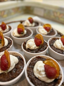 SWEET TREATS Don Carr frequently works with his wife, Wendee, a skilled baker who provides the various dessert selections for patrons to order when customizing their dinner experience. - PHOTO COURTESY OF INSPIRED DINING