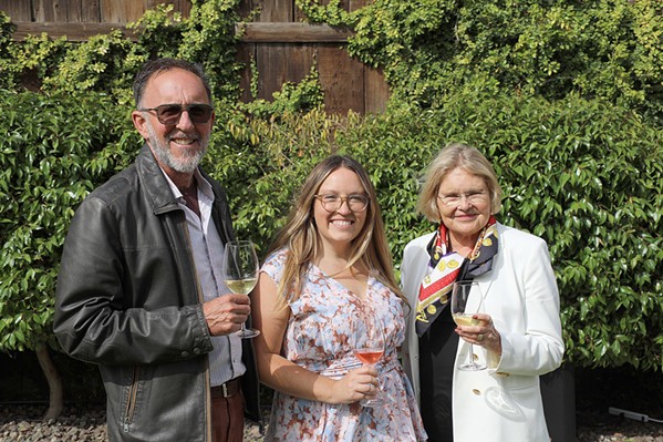 IT'S ALL RELATIVE The Talley Vineyards tribe includes co-owners Brian Talley; his daughter, Elizabeth; and mother, Rosemary, who established the Arroyo Grande winery along with her husband, Don, in 1986. - PHOTO COURTESY OF TALLEY VINEYARDS