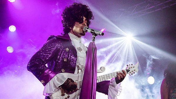 RASPBERRY BERET Hear the purple one's hits when Prince Again: A Tribute to Prince comes to the Clark Center on Sept. 15. - PHOTO COURTESY OF PRINCE AGAIN: A TRIBUTE TO PRINCE