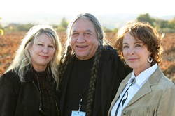 THE BEAUTIFUL PEOPLE :  (Left to right) Dr. Lois Lee caught the Hillside Strangler, former Ponca Nation Indian Chief Dan Jones worked with Kevin Costner on 500 Nations, and I&rsquo;m in love with Kathleen Quinlan&mdash;and not just because she danced naked in Oliver Stone&rsquo;s The Doors. - PHOTO BY STEVE E. MILLER