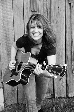 ROCK GODDESS :  Randy Rhoads taught Janet Robin how to play guitar, and she&rsquo;s backed folks like Michelle Shocked and Fleetwood Mac&rsquo;s Lindsey Buckingham, but on Jan. 9 she performs at Sculpterra Winery. - PHOTO COURTESY OF JANET ROBIN