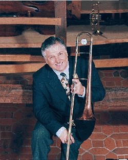 BONING UP:  One of the leading exponents of jazz from the swing era, trombonist Dan Barrett is the next guest at the Famous Jazz Artist Series at the Hamlet in Cambria Dec. 28. - PHOTO COURTESY OF DAN BARRETT