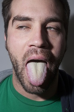 EWW :  Spend a week on the Master Cleanse and you could have a tongue just like this. - PHOTO BY STEVE E. MILLER