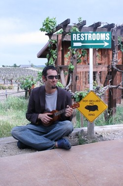 GOOD MUSIC, GOOD CAUSE:  On June 7 at Castoro Cellars Winery, Brian Joseph (pictured) and Kathrin Shorr play a benefit show for Escuela del Rio, a day program for adults with developmental disabilities in North San Luis Obispo County. - PHOTO COURTESY OF BRIAN JOSEPH