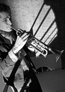 JAZZ HEROES :  Trumpeter Dominick Farinacii (pictured) will join vocalist Inga Swearingen and vibraphonist Christian Tamburr at Cuesta College for an Aug. 12 concert. - PHOTO COURTESY OF DOMINICK FARINACII